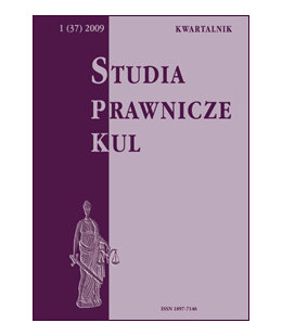 Studia Prawnicze KUL, 1(37)/2009