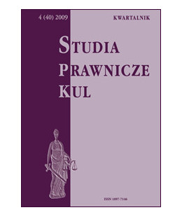 Studia Prawnicze KUL, 4(40)/2009
