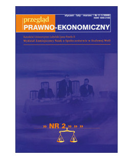 Przegląd Prawno-Ekonomiczny Nr 2 (1/2008)