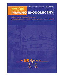 Przegląd Prawno-Ekonomiczny Nr 4 (3/2008)
