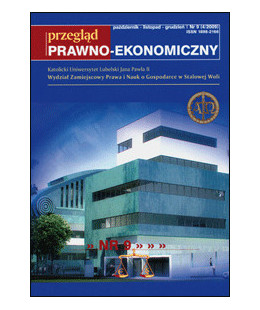 Przegląd Prawno-Ekonomiczny Nr 9 (4/2009)