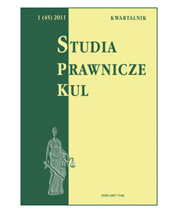Studia Prawnicze KUL, 1(45)/2011
