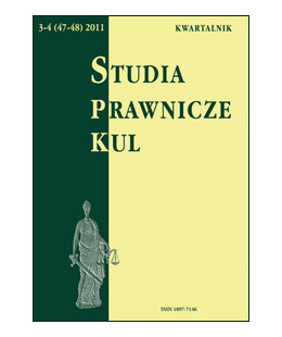 Studia Prawnicze KUL, 3-4(47-48)/2011