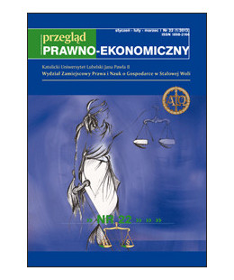 Przegląd Prawno-Ekonomiczny Nr 22 (1/2013)