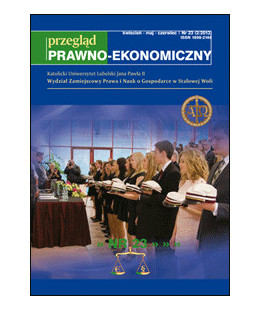 Przegląd Prawno-Ekonomiczny Nr 23 (2/2013)