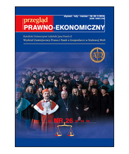 Przegląd Prawno-Ekonomiczny Nr 26 (1/2014)