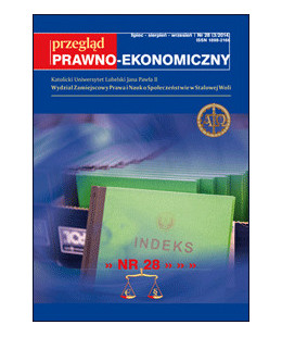 Przegląd Prawno-Ekonomiczny Nr 28 (3/2014)