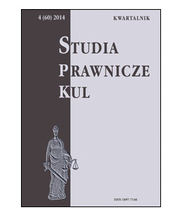 Studia Prawnicze KUL, 4(60)/2014