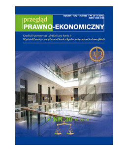 Przegląd Prawno-Ekonomiczny Nr 30 (1/2015)