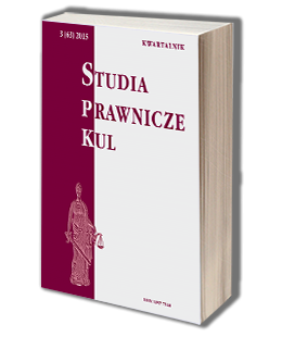 Studia Prawnicze KUL, 3(63)/2015