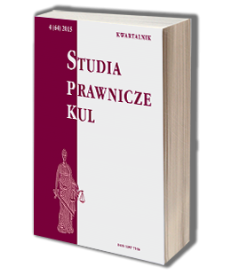 Studia Prawnicze KUL, 4(64)/2015