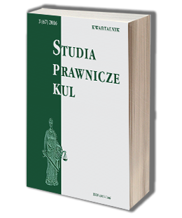 Studia Prawnicze KUL, 3(67)/2016
