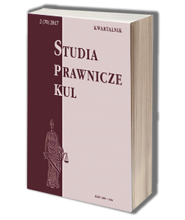 Studia Prawnicze KUL, 2(70)/2017