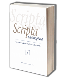 Scripta philosophica. Zeszyty Naukowe Doktorantów Wydziału Filozofii KUL. T. 5
