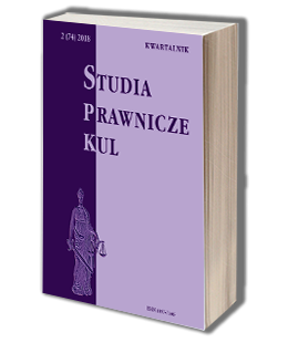 Studia Prawnicze KUL, 2(74)/2018