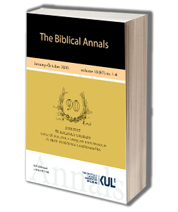 The Biblical Annals. Volume 10(67)-1-4 2020