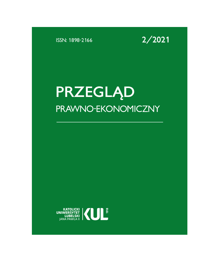 #Przegląd Prawno-Ekonomiczny Nr 2/2021