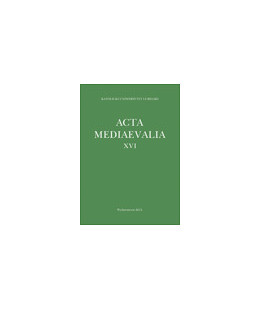 Acta Mediaevalia. T. XVI