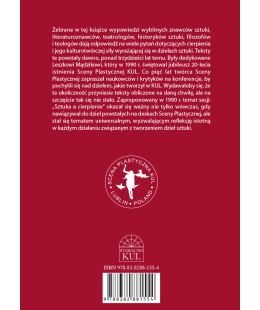Sztuka a cierpienie Referaty z sesji z okazji 20-lecia Sceny Plastycznej KUL (27-29 IV 1990 r.)