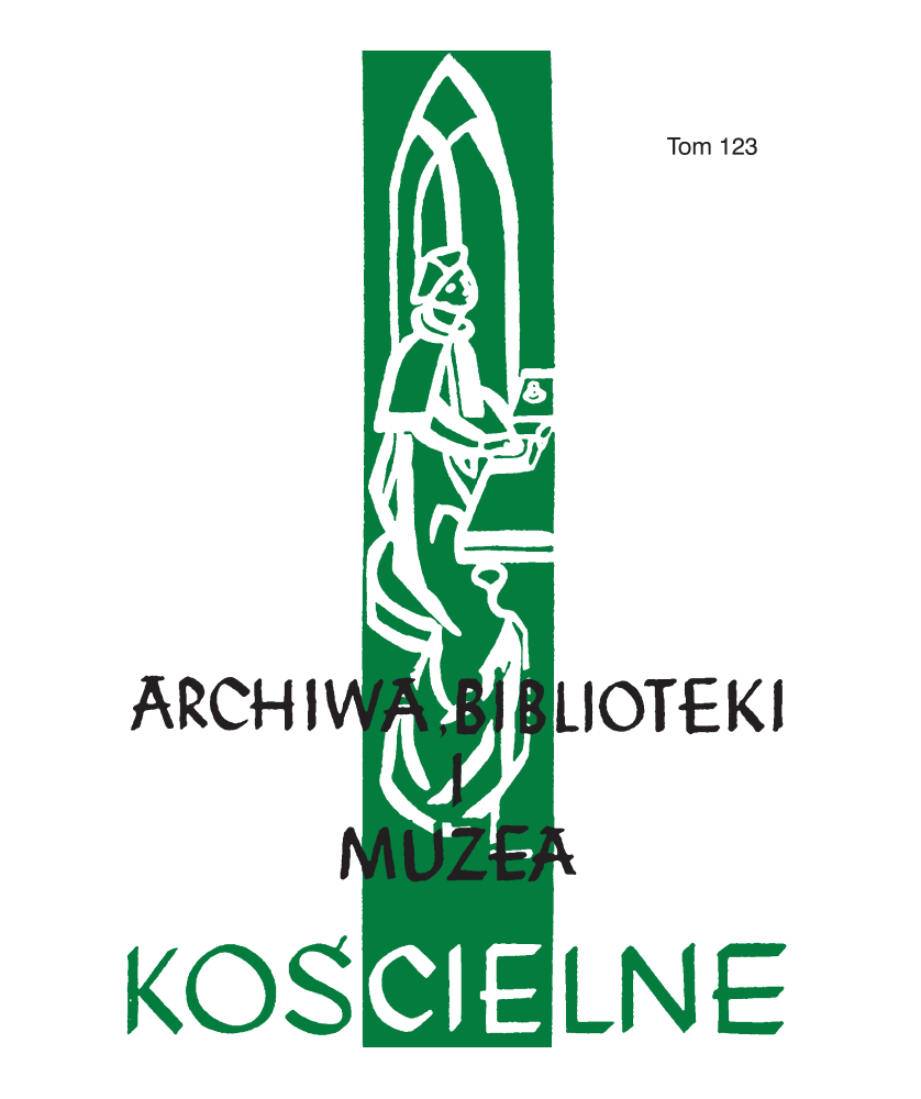 Archiwa, Biblioteki I Muzea Kościelne. Tom 123