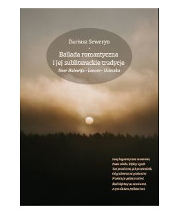 Ballada romantyczna i jej...