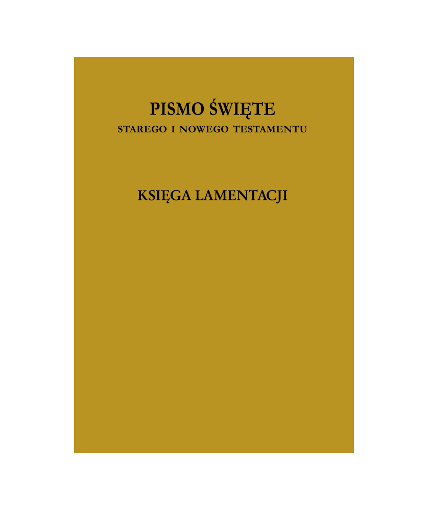 Księga Lamentacji