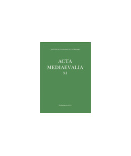 Acta Mediaevalia. T. XI