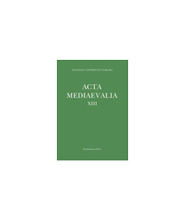 Acta Mediaevalia. T. XIII