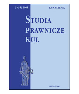Studia Prawnicze KUL, 3(35)/2008